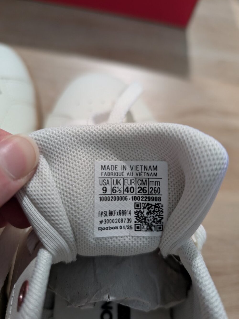 NIB Reebok Court Clean Shoes - Picture 8 of 9